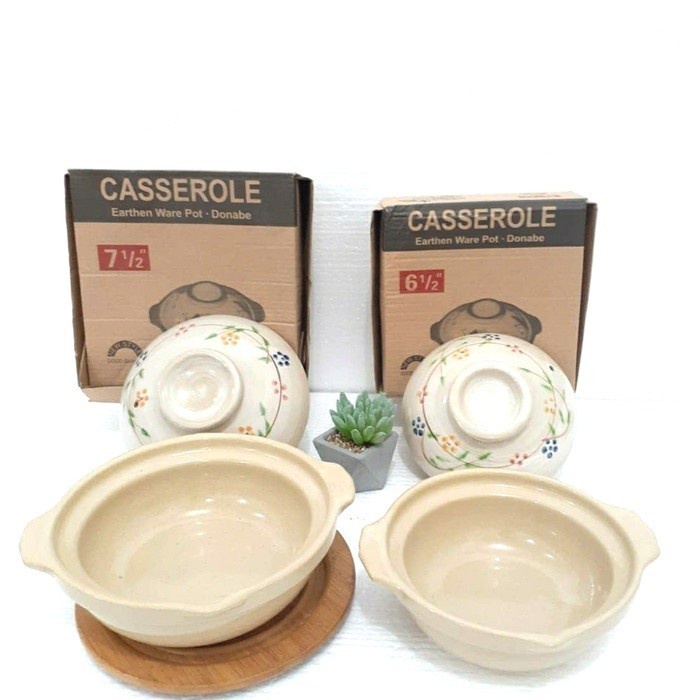 [BestSeller] Mangkok Sapo Casserole Ceper Bahan Keramik Yoshikawa