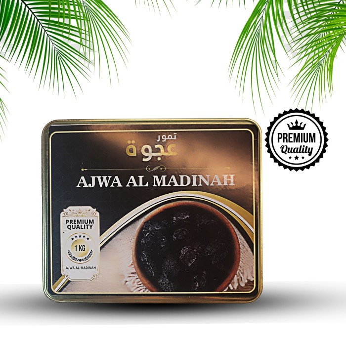 

Kurma Ajwa Kaleng 1Kg-Kurma Ajwa Almadinah Premium