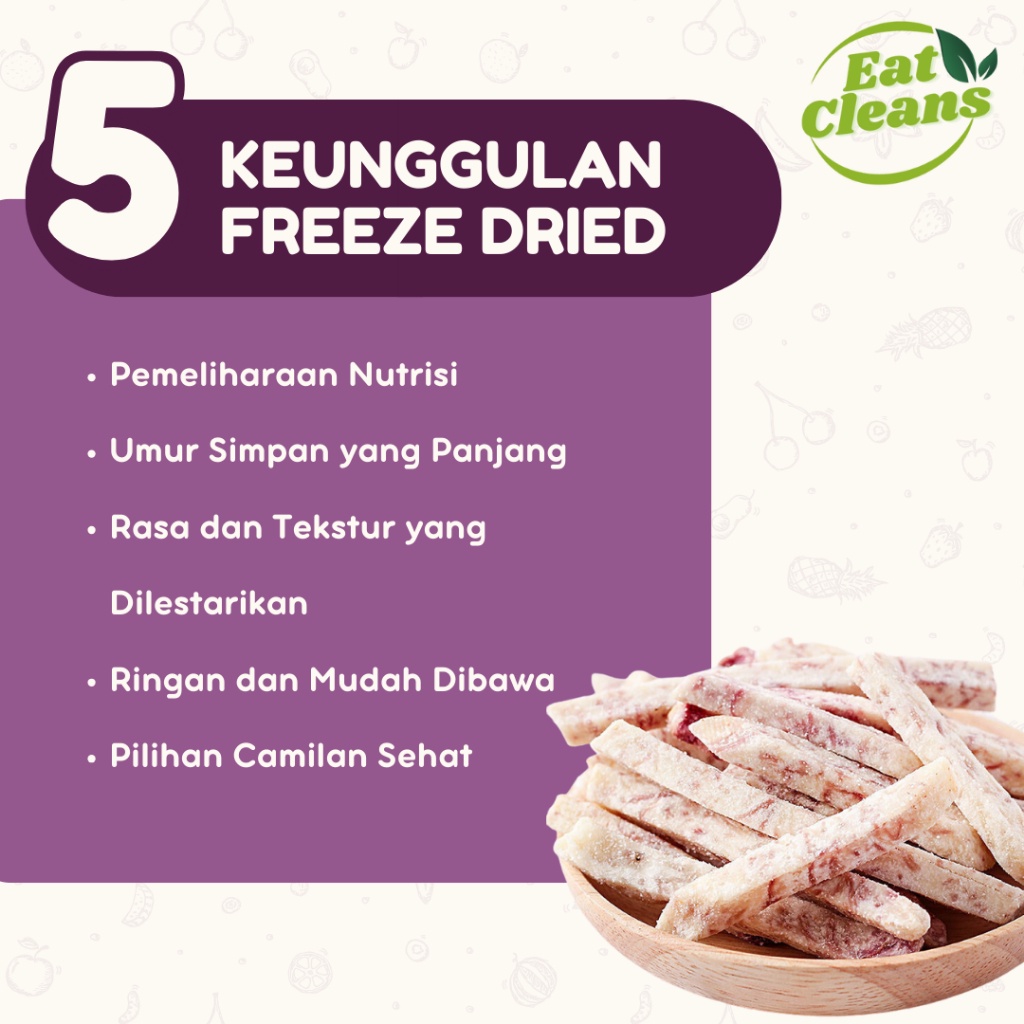 

A Keripik Talas Crispy Gurih - Freeze Dried Taro - Cemilan Sehat Kripik Kering - Cemilan Rendah