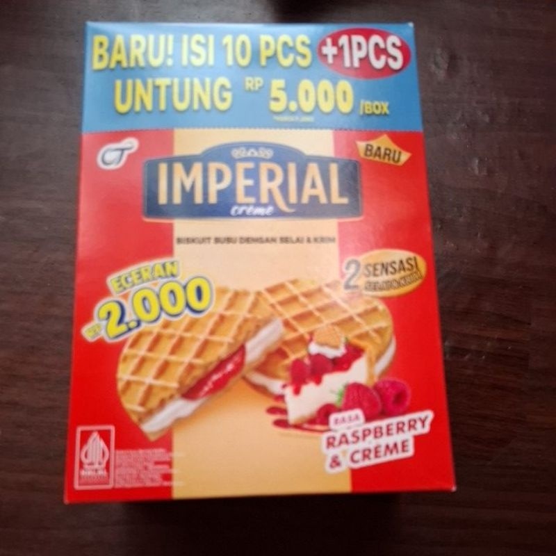 

A Imperial Creme Biskuit Orang Tua 11 Bks@ 27Gr