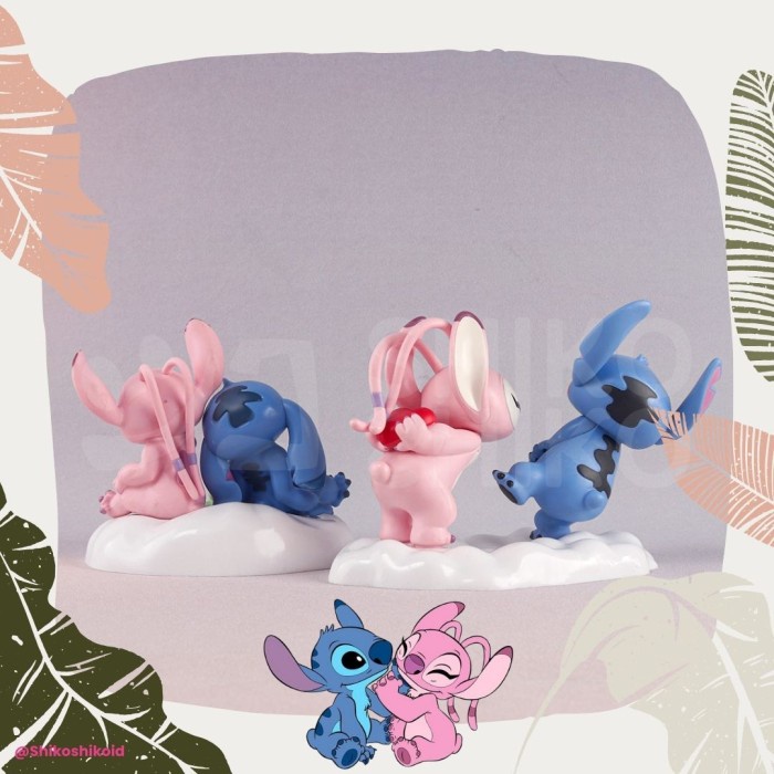 Fgrsna Figure Stitch & Angel Lilo And Stitch Action Figur Lovely