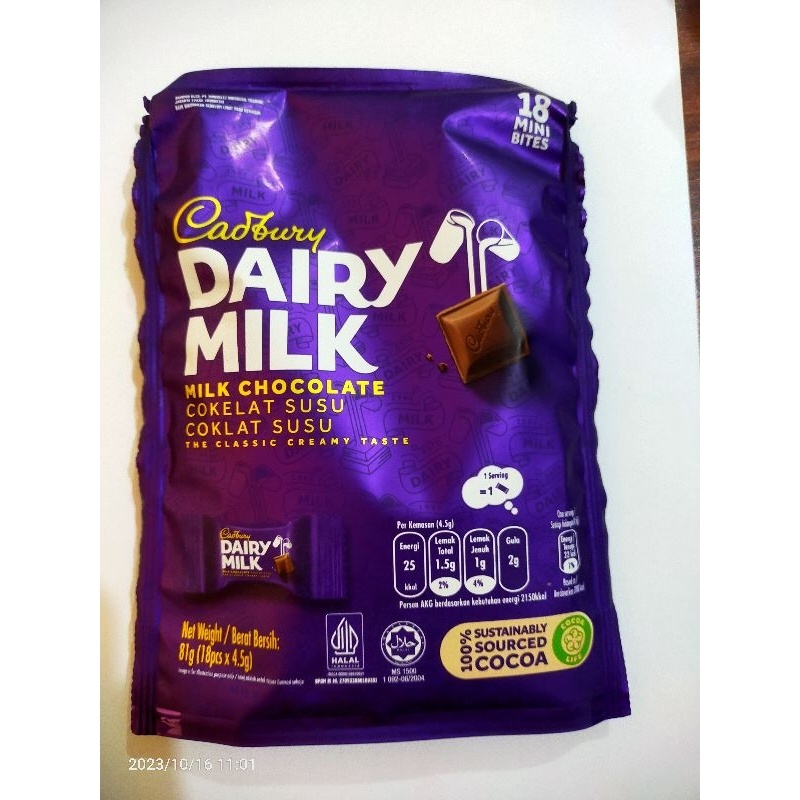 

A Cadbury Dairy Mild 81Gr