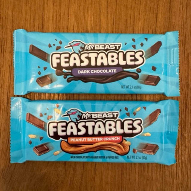 

A Mrbeast Feastables Chocolate 100% Original - New Version Mr Beast Coklat