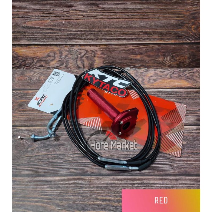 Sale Terbatas Gas Spontan Ktc Kytaco 2 Kabel Active Aerox Nmax Pcx Vario Beat Satria Sonic Cbr 150 R