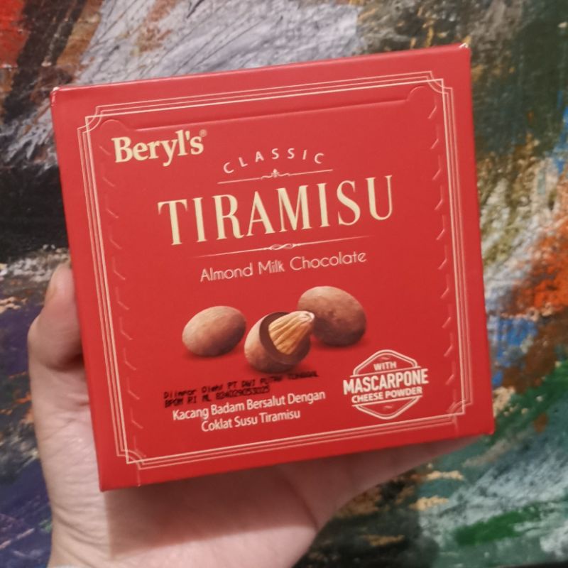 

A Beryl'S 65Gr Tiramisu Almond White Milk Kacang Badam Coklat Putih Susu Beryls Beryl