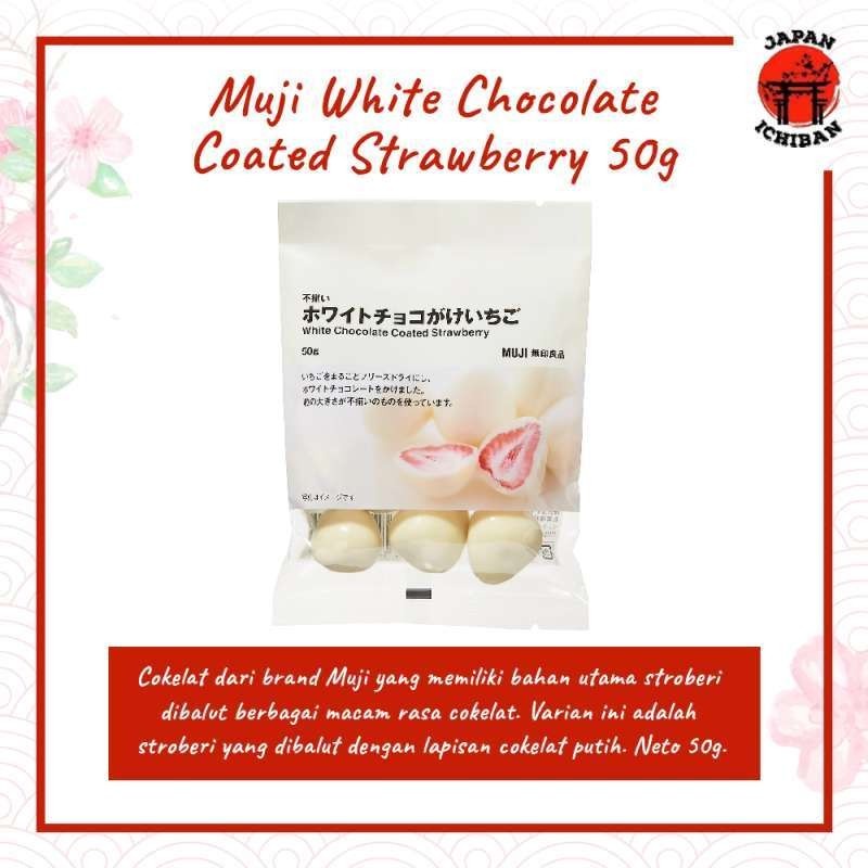 

A Muji Chocolate Coated Strawberry - Stroberi Lapis Coklat Ori Japan