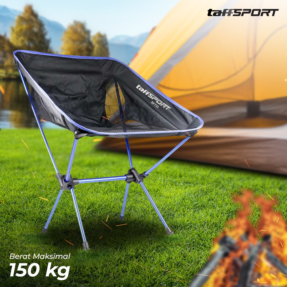 TaffSPORT Kursi Lipat Memancing Folding Fishing Chair - SF733