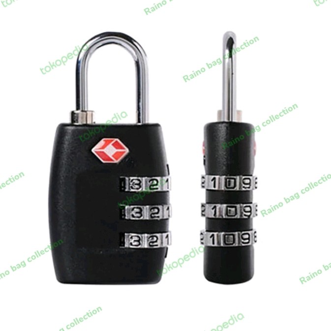 Gembok Koper & Tas Merk Condotti TSA Original Standart Internasional