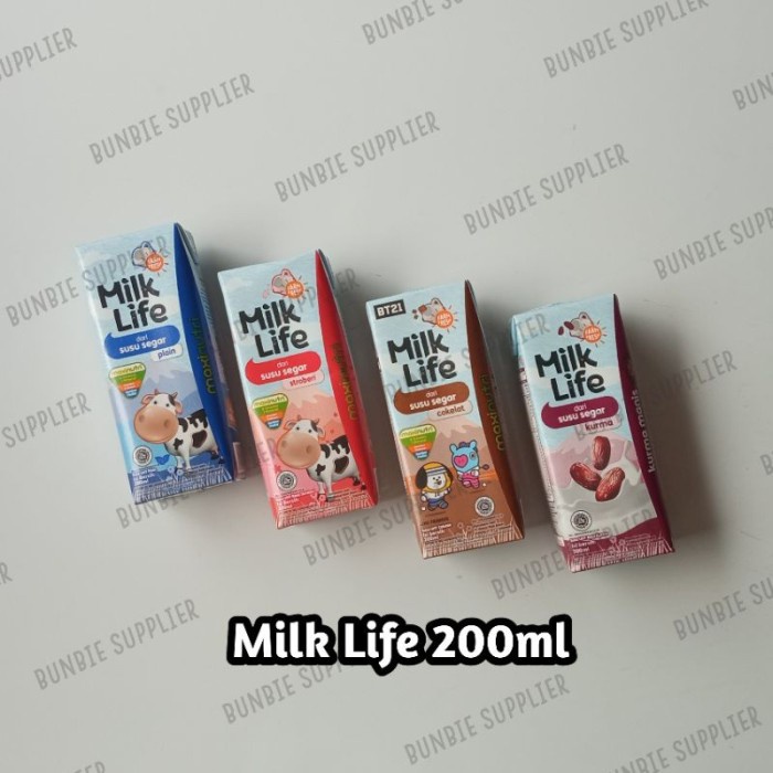 

(TopSeller) MilkLife Susu UHT Milk Life 200ml (KARTON)