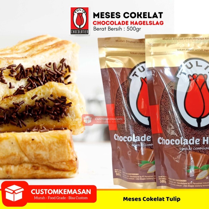

(TopSeller) Tulip Meses Coklat Tulip / Meses Coklat 500gr / Coklat Butiran / Meses Coklat / Coklat