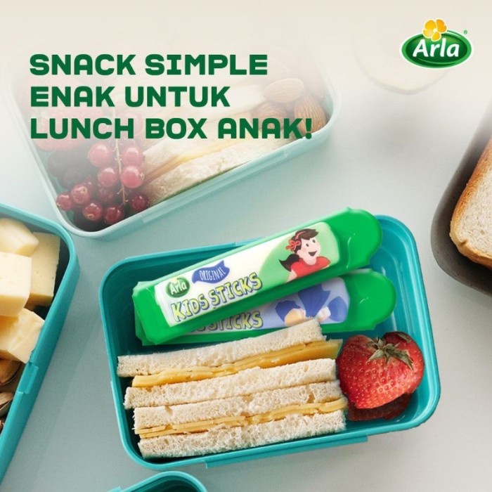 

(TopSeller) Arla Kids Stick isi 6pc tanpa box luar (tanpa dus) / Arla Stick cheese / Keju mpasi