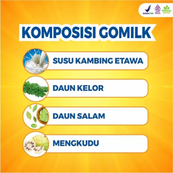 

(TopSeller) GOMILK Susu Kambing Etawa untuk Mengatasi dan Mencegah Nyeri Sendi Lutut