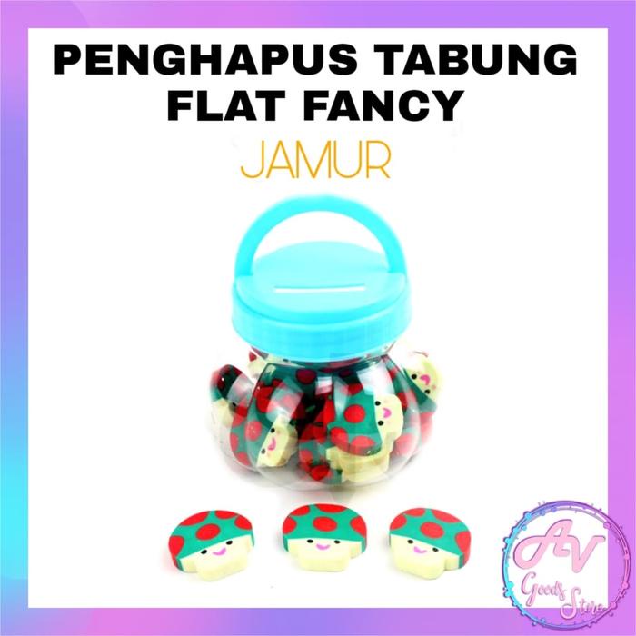 

Penghapus Tabung / Penghapus Toples Bentuk Flat 2487 (Isi 24Pcs/Toples)