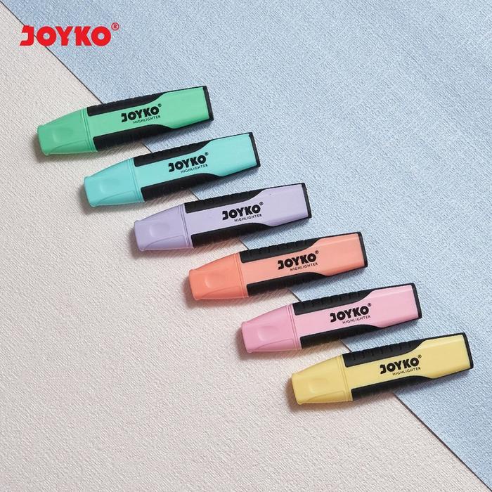 

Highlighter Joyko Hl6-11 - Hl6 Penanda Warna Pastel