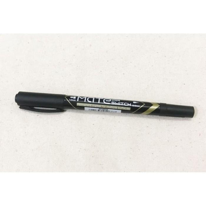 

Spidol Permanent/Permanent Marker Mate Hitam 1Mm & 0.5Mm