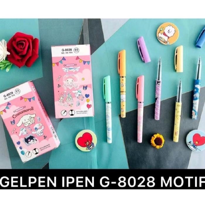 

Pulpen Gel Pen G-8016 D / G-8028 (12 Pcs) Tinta Hitam