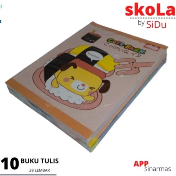 

Buku Tulis Murah Sinar Dunia Skola / Sidu 38 Lembar X 10 Buku Promo Paper Stationery