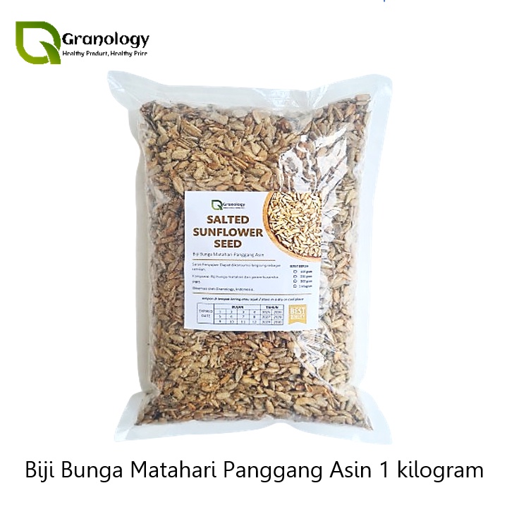 

A Lightly Salted Roasted Sunflower Seed / Biji Bunga Matahari Rasa Asin (1 Kilogram) By Granology