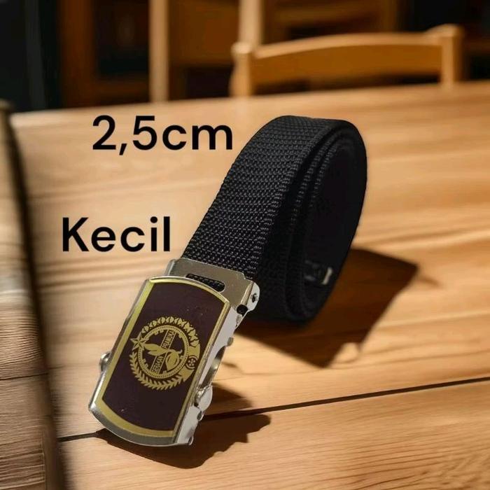 

Ikat Pinggang Pramuka Rel Tali Hitam