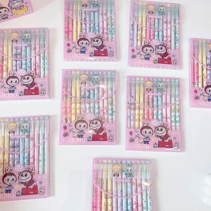 

Mfh - 1Pcs Pen Labubu Capybara Pulpen Cetek Akrilik Labubu Lucu Unik Murah Pen Mekanik Akrilik