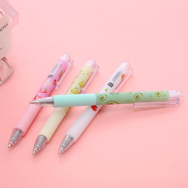 

Pulpen Mekanik Fruit Motif Buah Lucu Tinta Gel Hitam Hb1388