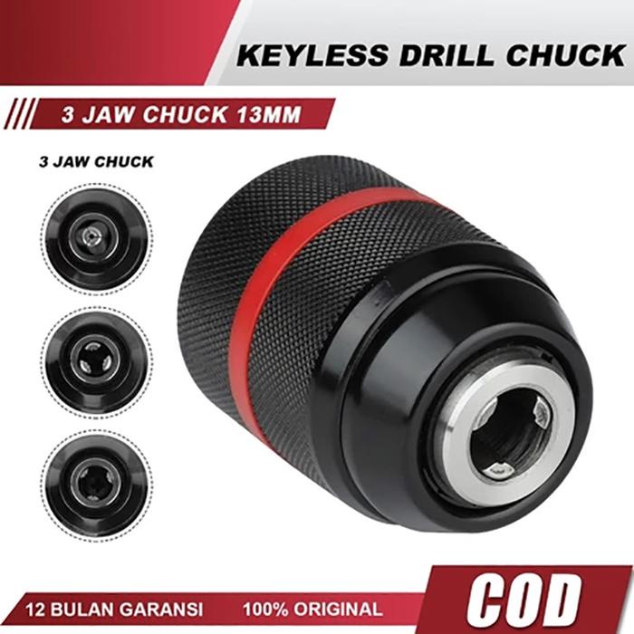 Kepala Bor Drill Chuck 10mm/13mm Chuck Bor Cordless Chuck Bor Gerinda Chuck Bor Lirik Chuck Bor