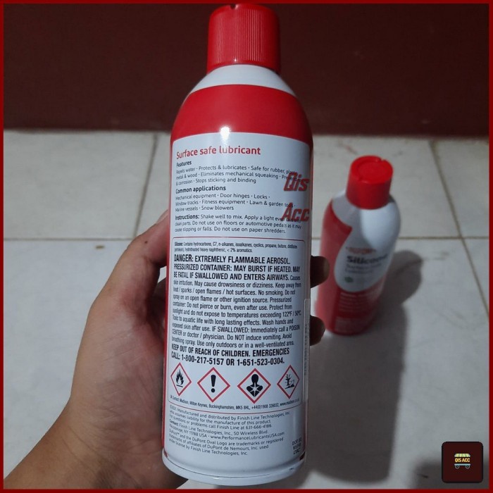 

DU PONT All Purpose Spray Silicone Lubricant With Cerac 396.9 Gr Bebas Ongkir