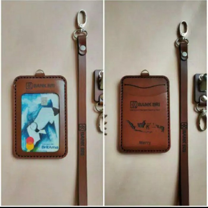 

pintar- id card holder kulit nametag