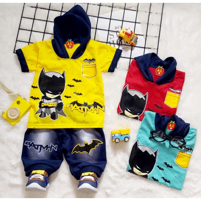 set baju bayi laki 3 6 12 bulan lucu premium