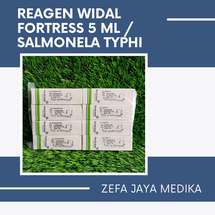 Reagen Widal Fortress 5 ml Salmonela Typhi Salmonela Paratyphi