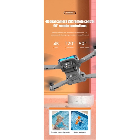 Drone XT9 Dual lense, Remote Control Drone Kamera HD Dual Lens Camera