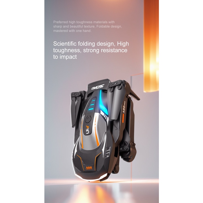 Drone A88 pro dual kamera 6K camera RC toy remote control Foldable Quadcopter