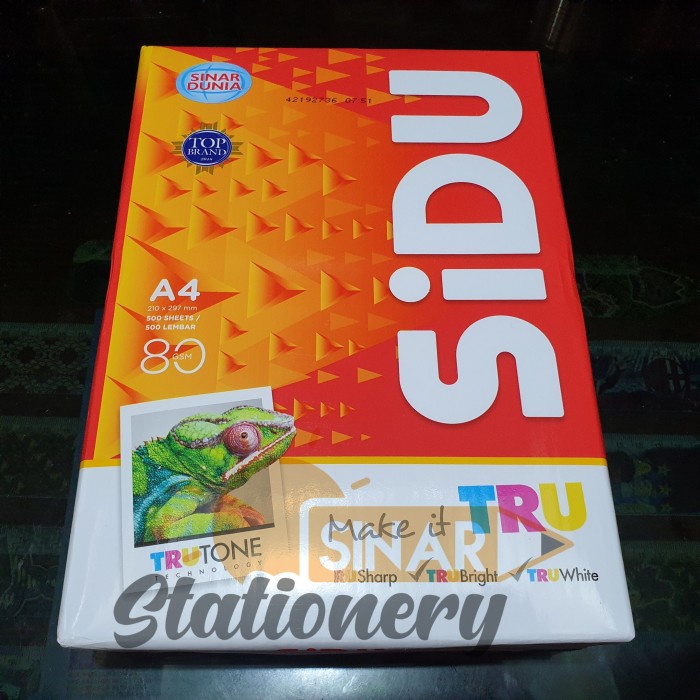 

pintar- Kertas hvs a4 80gr sidu