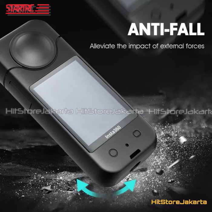 STARTRC SILICONE CASE LENS COVER FOR INSTA360 X3 PROTECTIVE COVER
