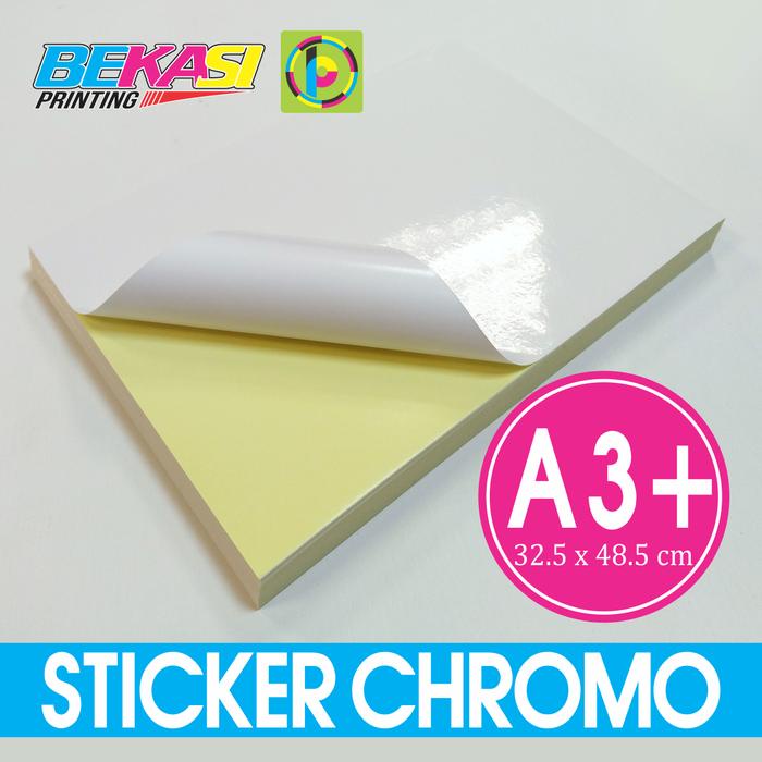

pintar- Sticker Glossy / Stiker Chromo Fastac A3+ 32.5 X 48.5 cm