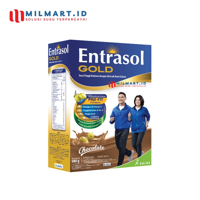 

BARANG TERLARIS ENTRASOL GOLD COKLAT 560 GR SUSU LANSIA RASA CHOCOLATE