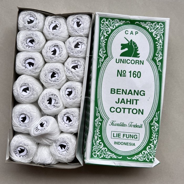 

36pcs Benang Jahit Tangan Sashiko Jelujur Unicorn No 160