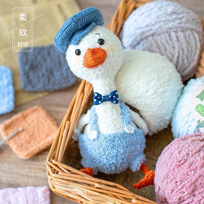 

[CAT 1] Benang Rajut Bulu Handuk Love Yarn