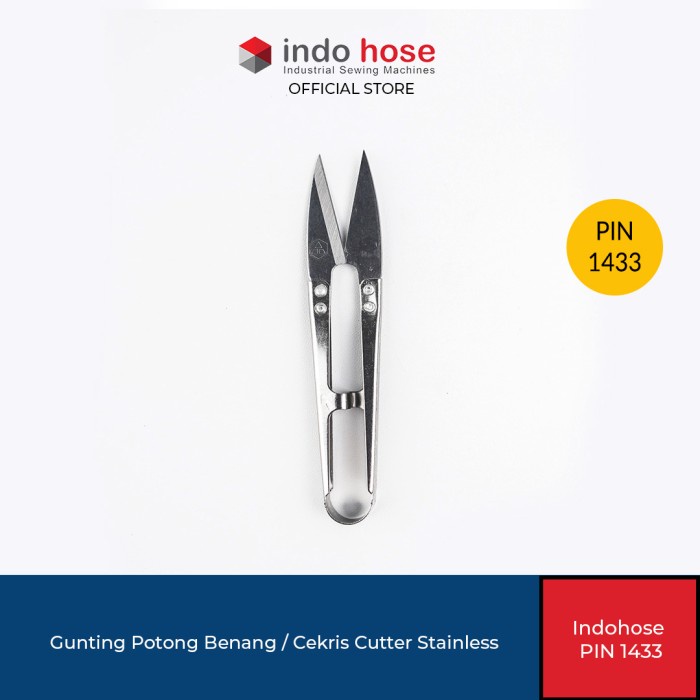 

Indohose PIN 1433 Gunting Potong Benang / Cekris Cutter Stainless