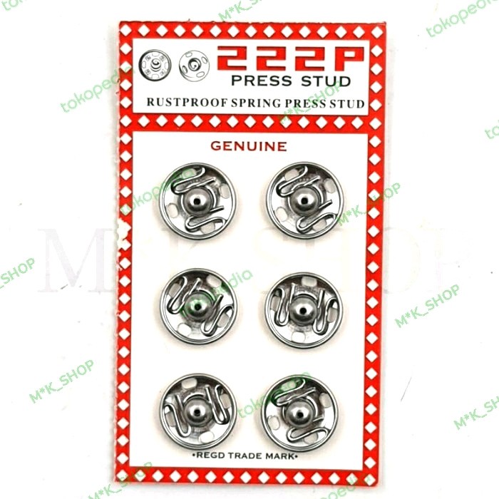 

Kancing Cetet / Jepret besi 14 mm