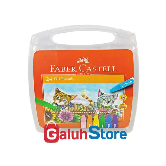 

pintar- Faber-Castell Crayon Oil Pastel 24 Warna-Kucing