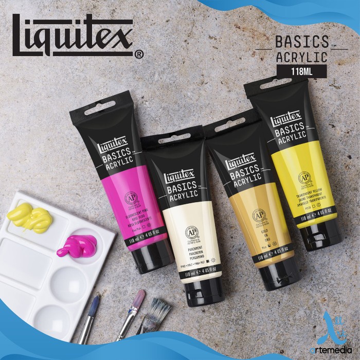

pintar- Cat Akrilik Liquitex Basics 118ml Acrylic Color Paint - 01/04