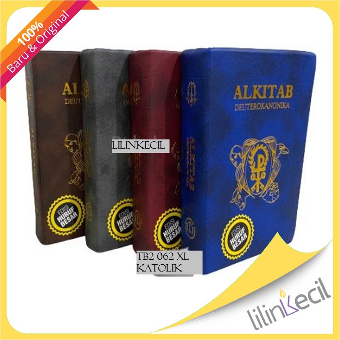 

Alkitab Katolik Edisi Huruf Besar TB2 062 DC TI BL Two tone