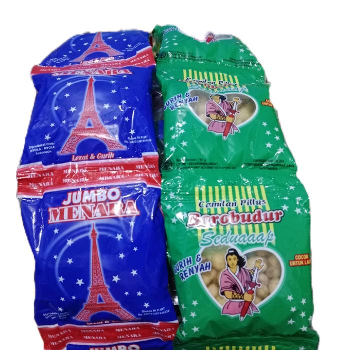 

CUCI GUDANG Mix Kacang Menara Jumbo Kacang Borobudur Isi 20 Pcs - Makanan Ringan - Food, Snacks