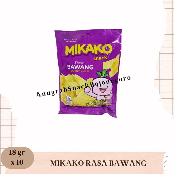 

GRATIS ONGKIR Mikako Makanan Ringan 18gr x 10 (Bawang / Rumput Laut / Sambal Balado / Spicy Smoked