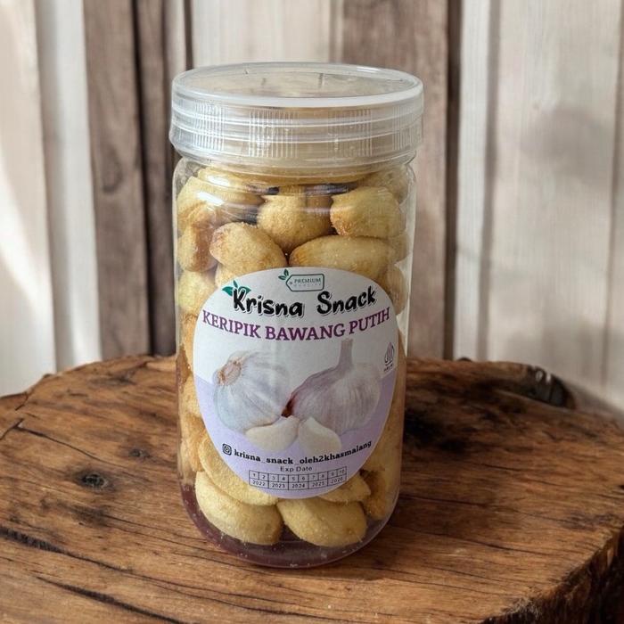 

..... Keripik Bawang Putih (White Garlic) Toples Volume 300Ml