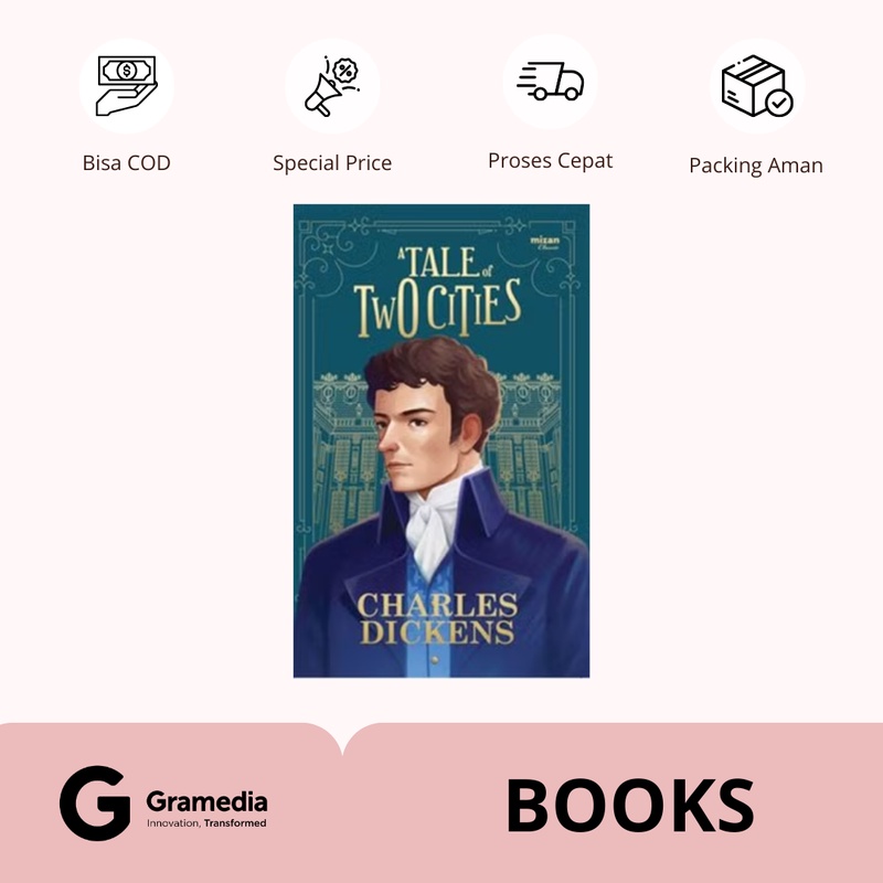 Gramedia Supratman | A The Tale Of Two Cities (Republish 2025) | Produk Original Gramedia