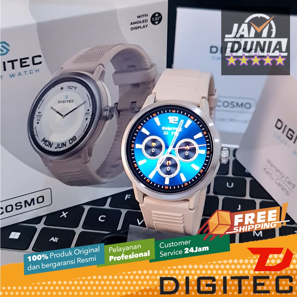 DIGITEC ORIGINAL SMARTWATCH COSMO CREAM JAM PRIA WANITA JAM DIGITAL SMARTWATCH DIGITEC COSMO B087