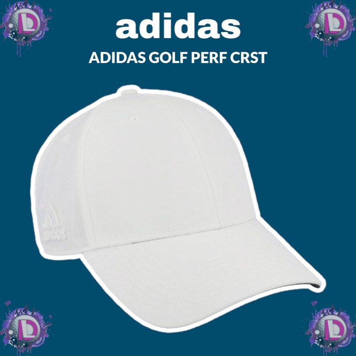 Topi Golf Adidas Perf CRST White Golf Original