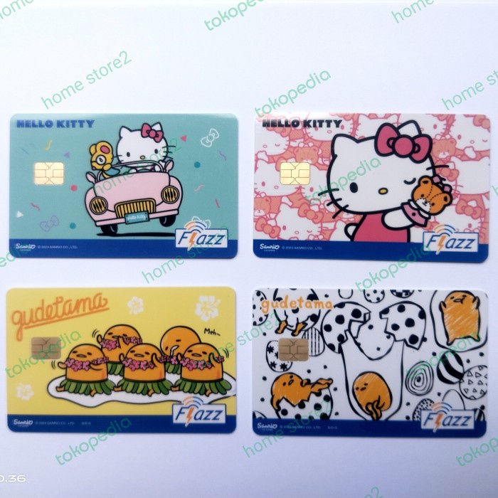 party-  Flazz BCA Gen 2 Motif Gudetama dan Hello Kitty Limited Edition